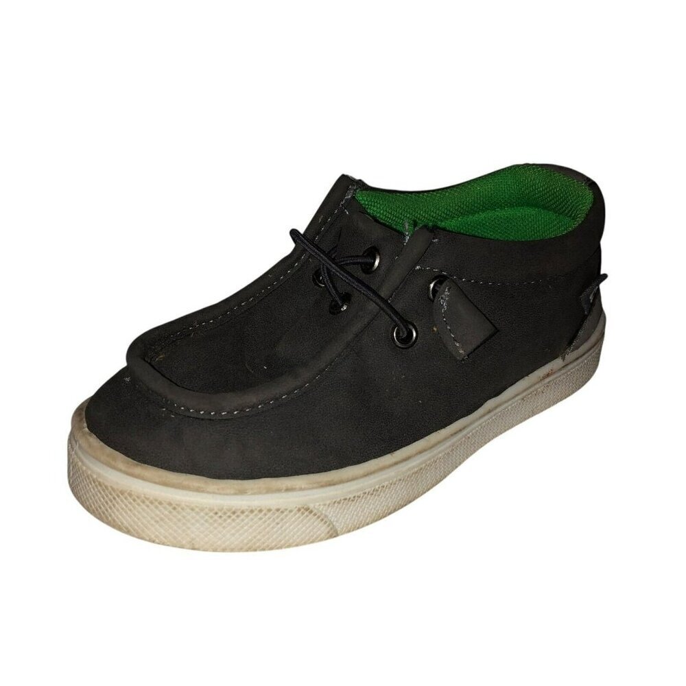 Oomphies Boys Toddler Size 10 Charcoal Gray Parker Chukka Casual Shoes